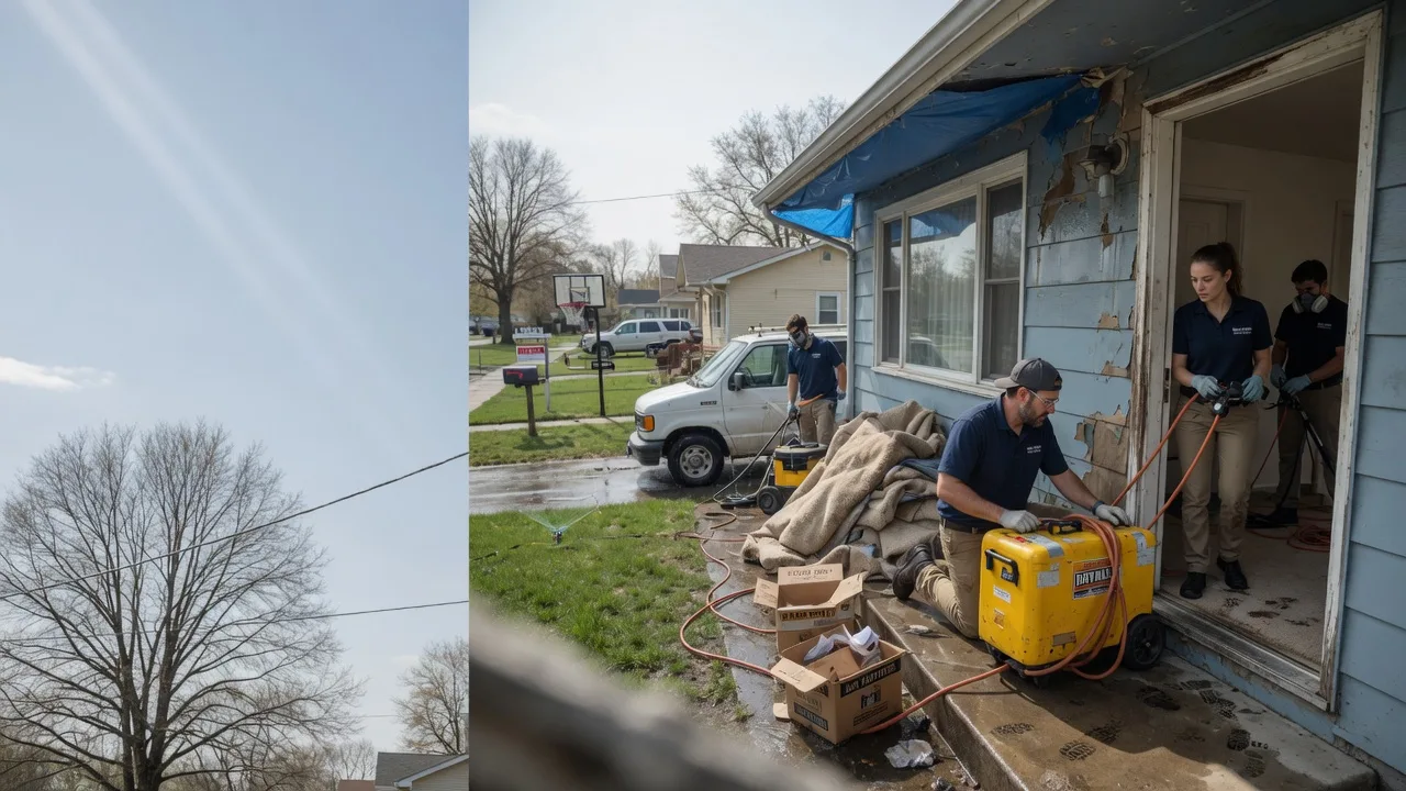 Basement Flood Cleanup in Lynchburg, OH near me